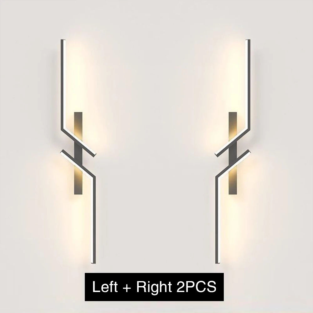 Modern LED Wall Lamp with Remote