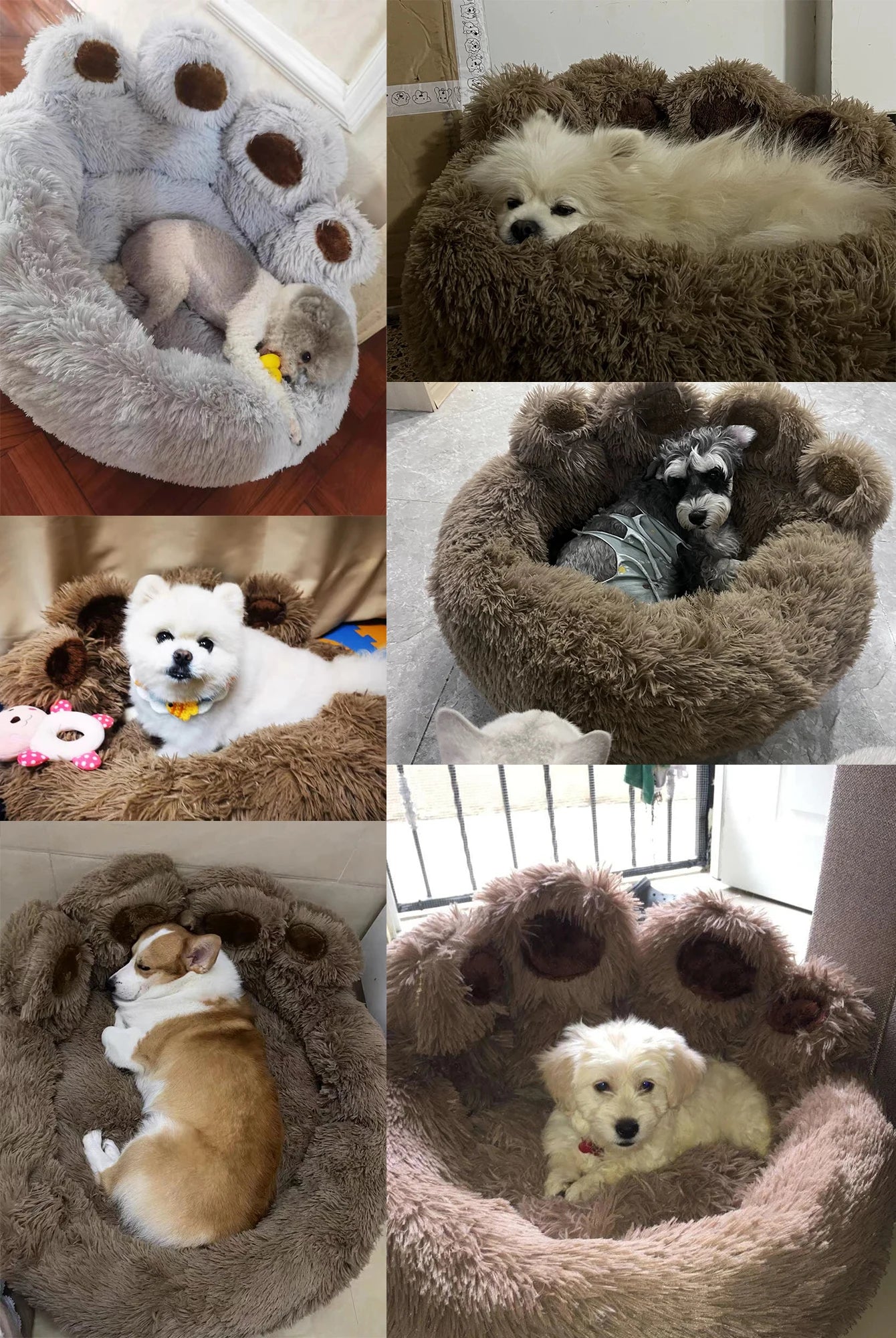 Fluffy Winter Pet Bed