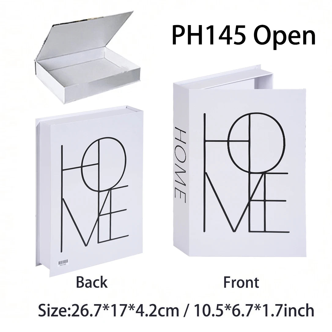 Luxury Fake Book Storage Box