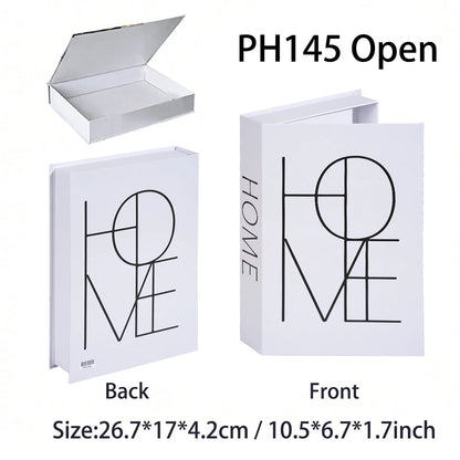 Luxury Fake Book Storage Box