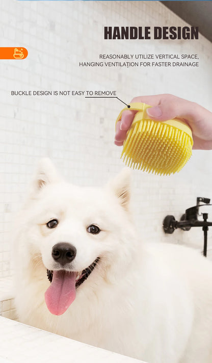 Dog & Cat Silicone Bath Brush
