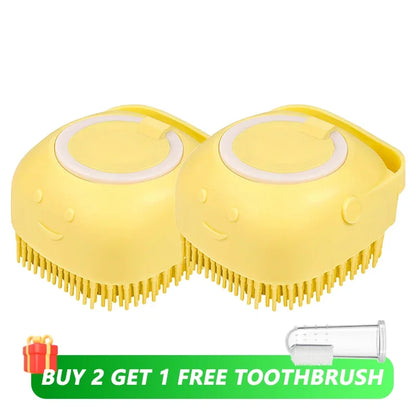 Dog & Cat Silicone Bath Brush