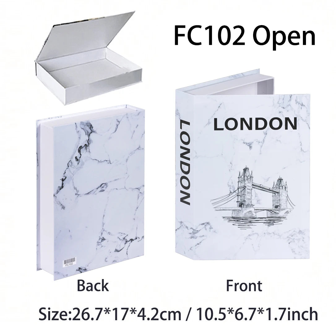 Luxury Fake Book Storage Box