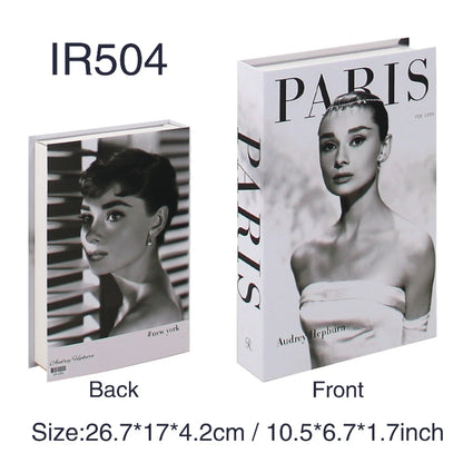 Luxury Fake Book Storage Box
