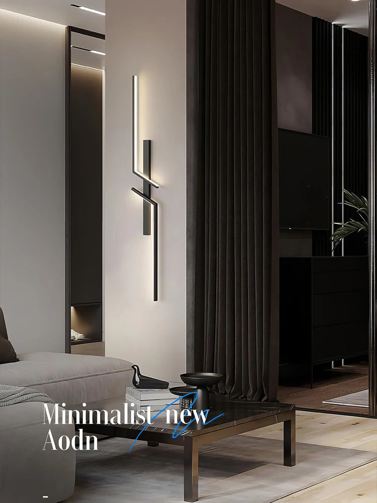 Modern LED Wall Lamp with Remote