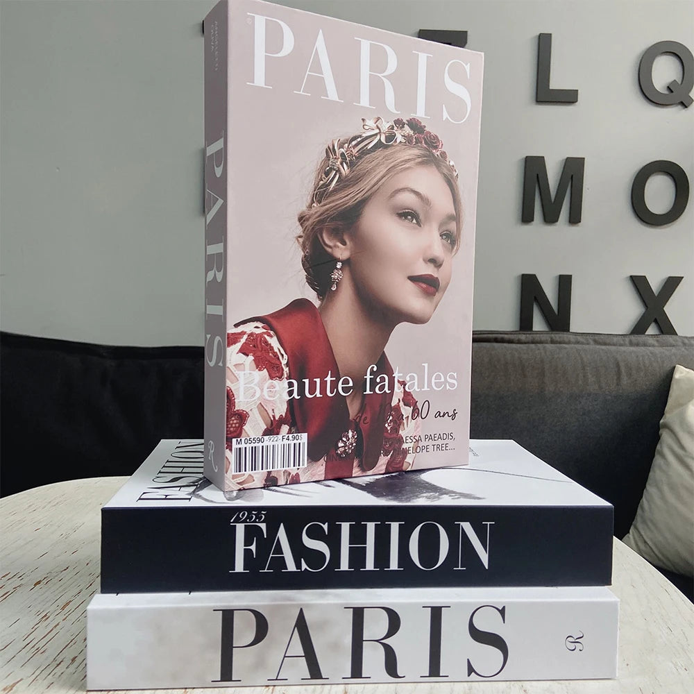 Luxury Fake Book Storage Box