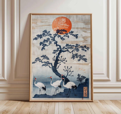 Japanese Animal Canvas Wall Art