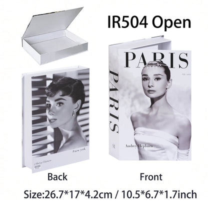 Luxury Fake Book Storage Box