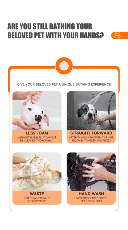 Dog & Cat Silicone Bath Brush