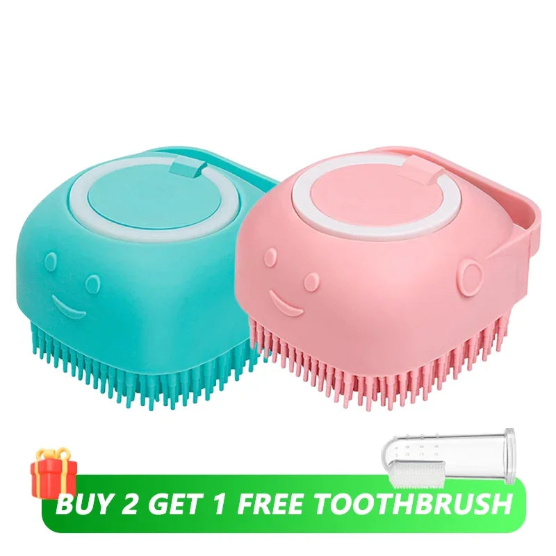 Dog & Cat Silicone Bath Brush