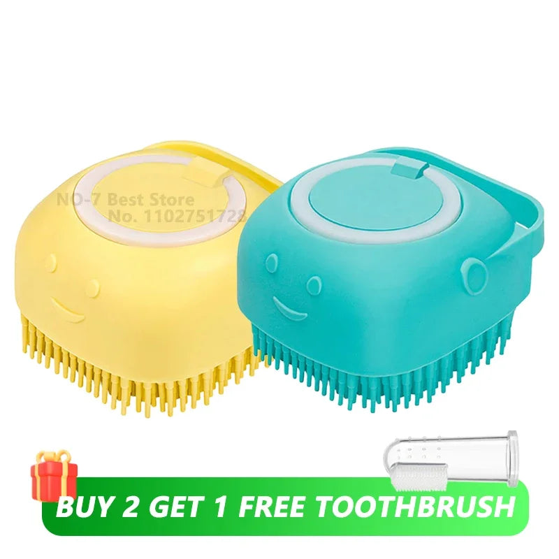 Dog & Cat Silicone Bath Brush