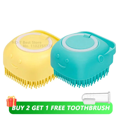 Dog & Cat Silicone Bath Brush