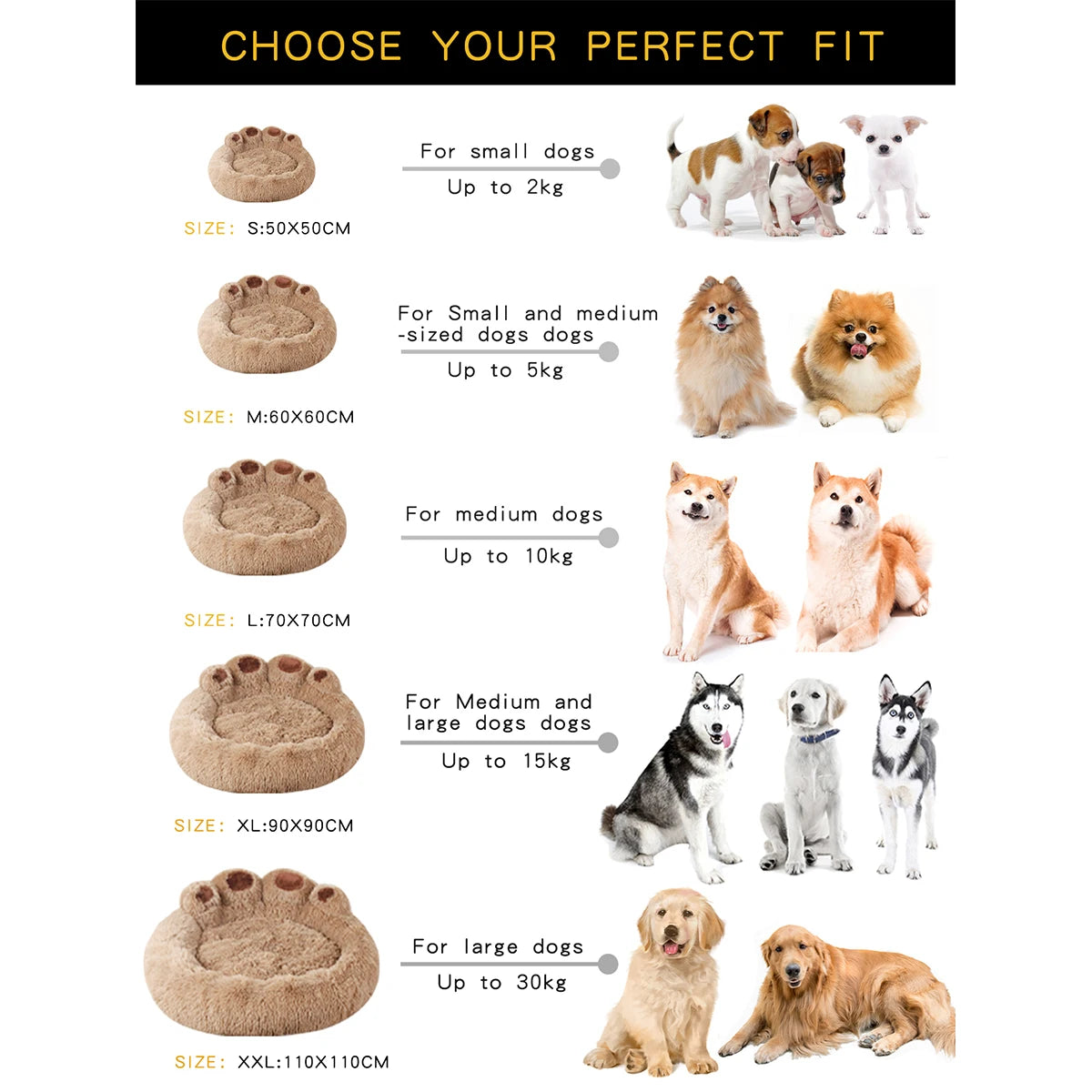 Fluffy Winter Pet Bed