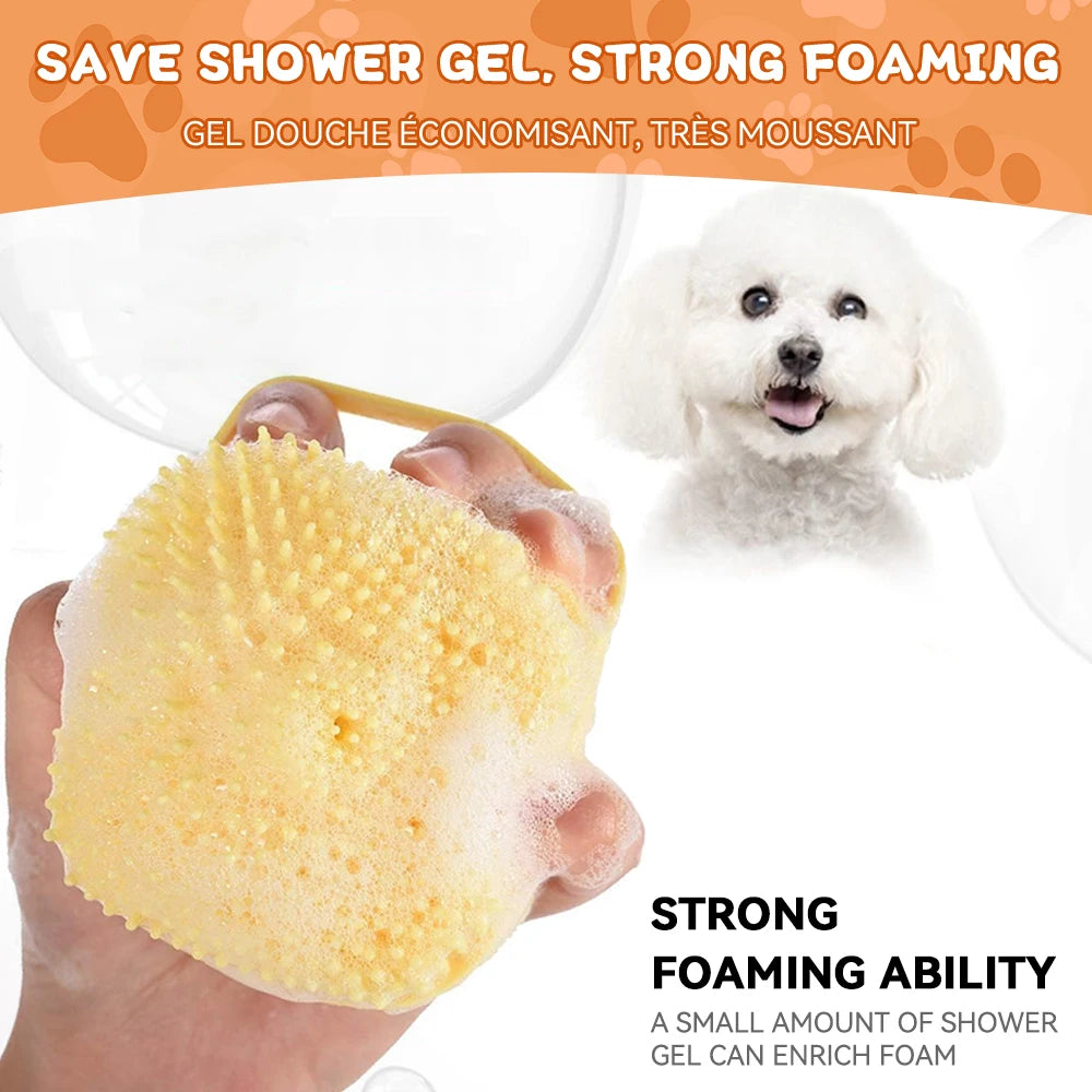 Dog & Cat Silicone Bath Brush