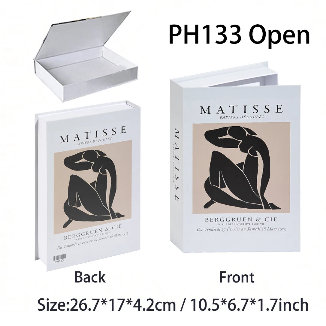Luxury Fake Book Storage Box