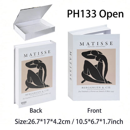 Luxury Fake Book Storage Box