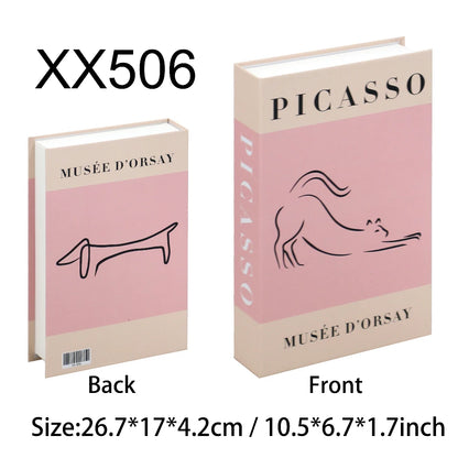 Luxury Fake Book Storage Box