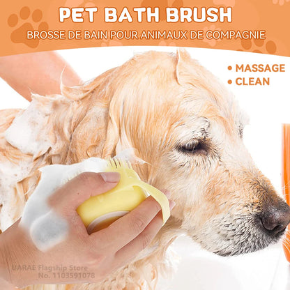 Dog & Cat Silicone Bath Brush