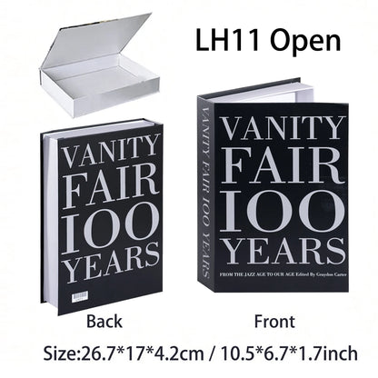 Luxury Fake Book Storage Box