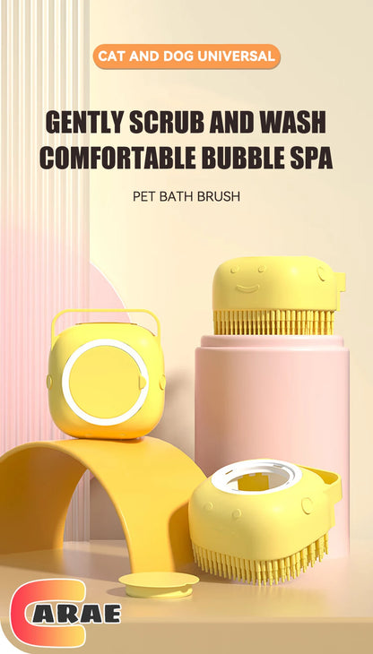 Dog & Cat Silicone Bath Brush