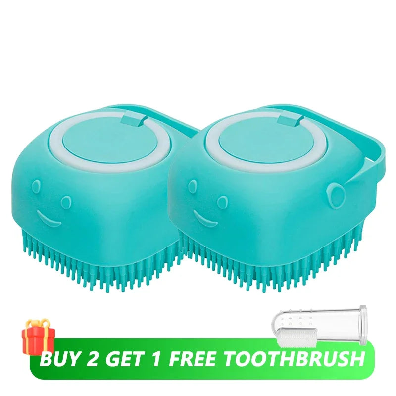Dog & Cat Silicone Bath Brush