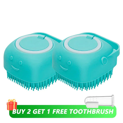 Dog & Cat Silicone Bath Brush