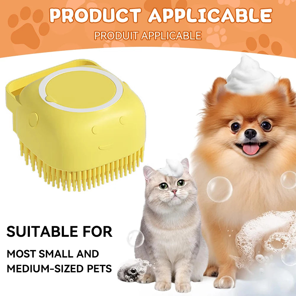 Dog & Cat Silicone Bath Brush
