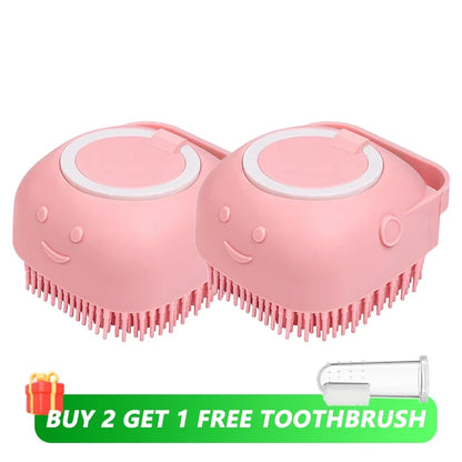Dog & Cat Silicone Bath Brush