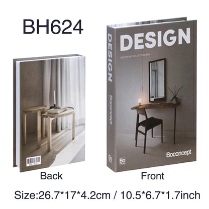 Luxury Fake Book Storage Box