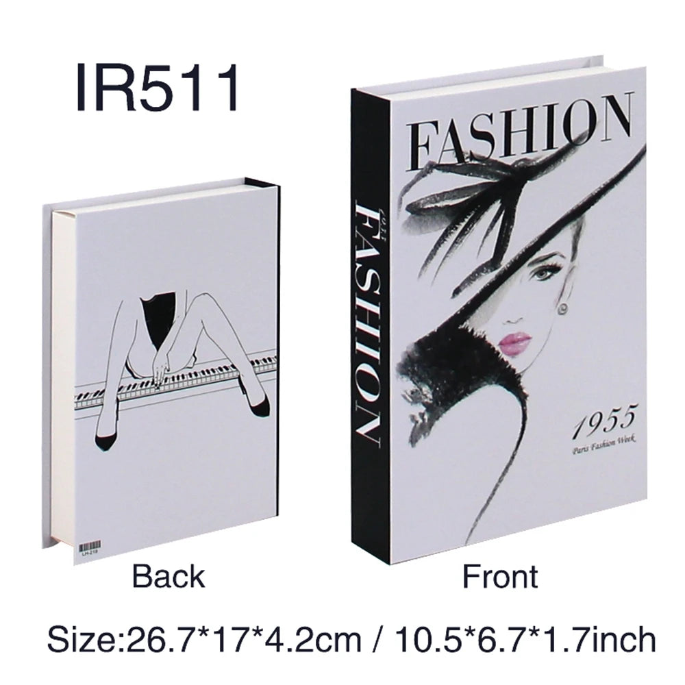 Luxury Fake Book Storage Box