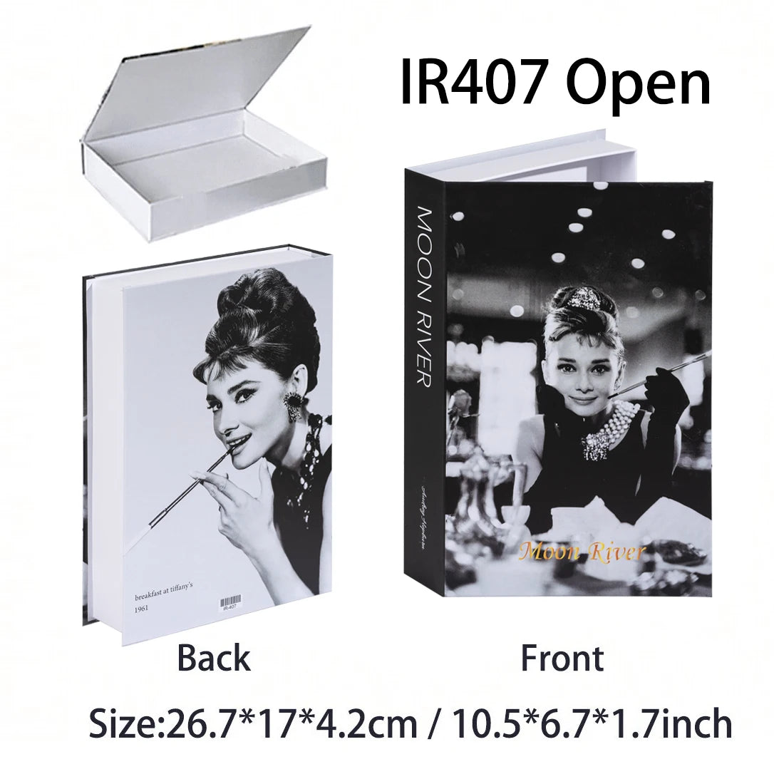 Luxury Fake Book Storage Box